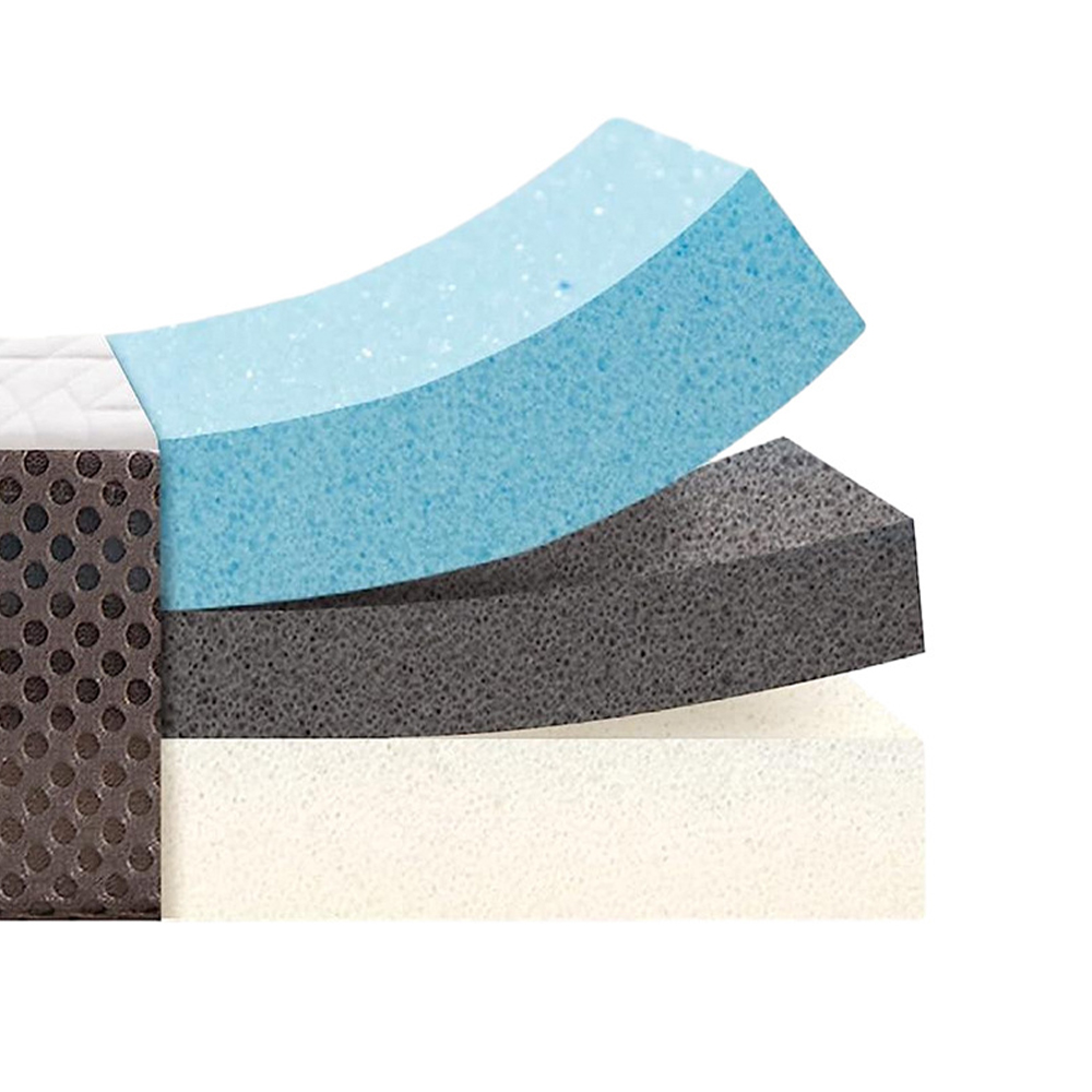 Memory Foam geeli kolminkertainen patja