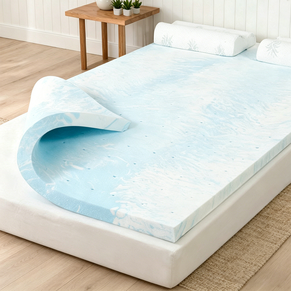 Mustemaalaustyylinen memory foam -patja
