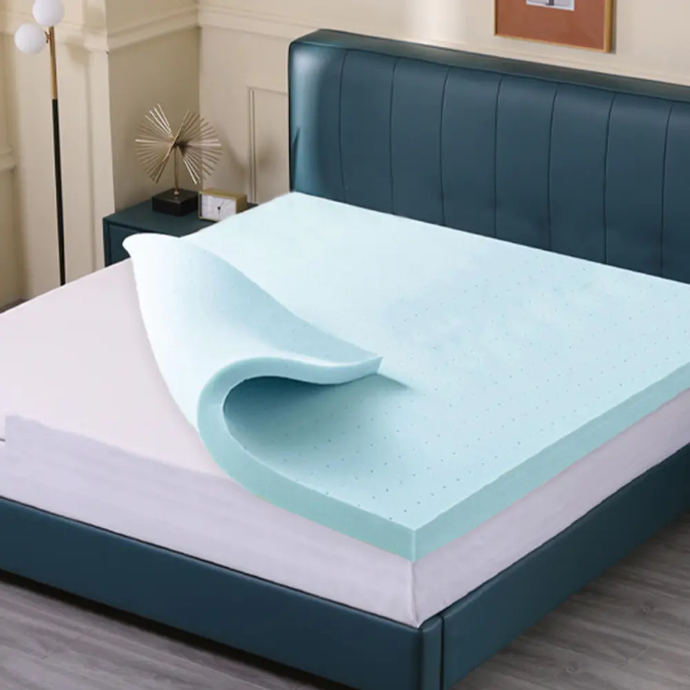 Rei'itetty geelimäinen Memory Foam -patja