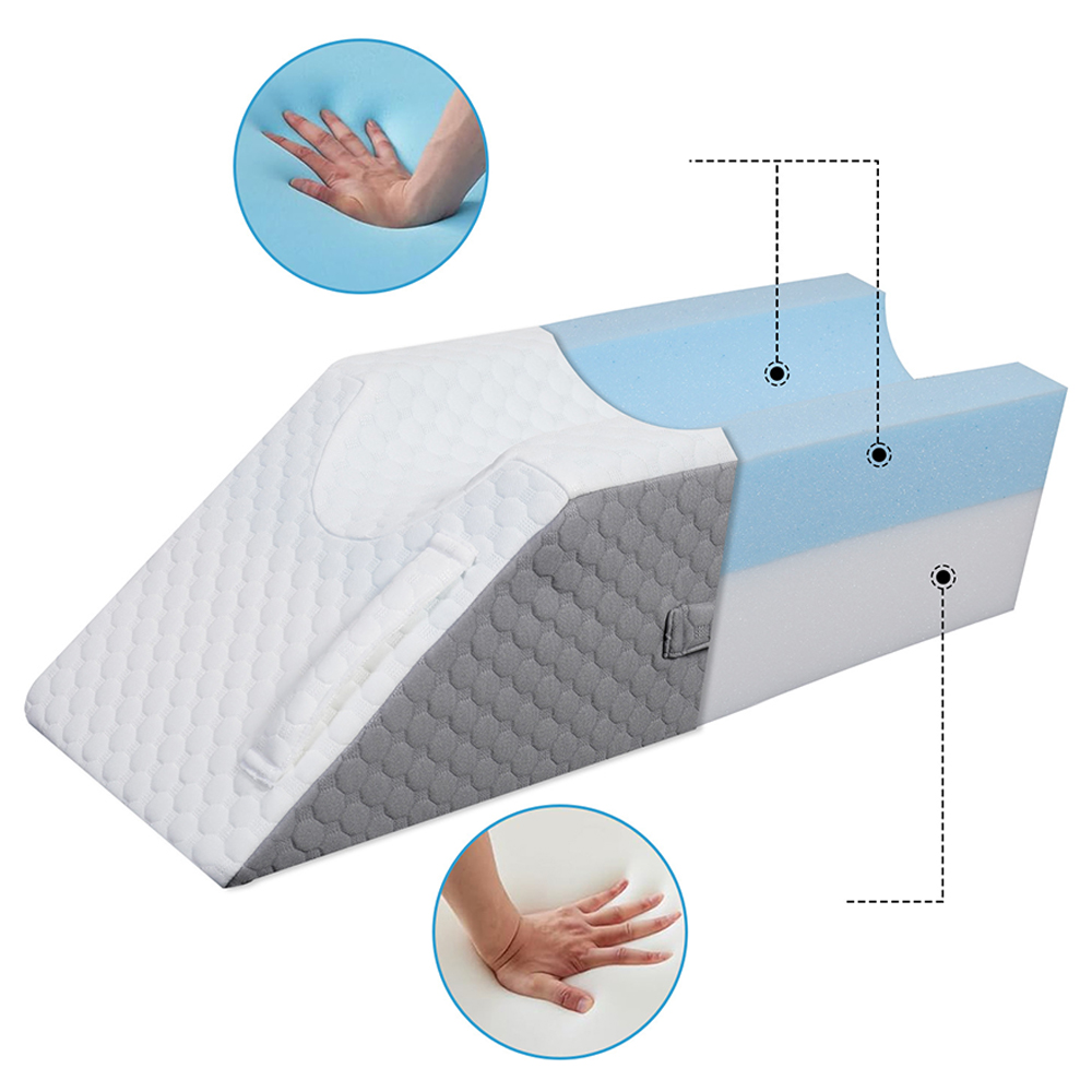 Uritettu memory foam -jalkatyyny