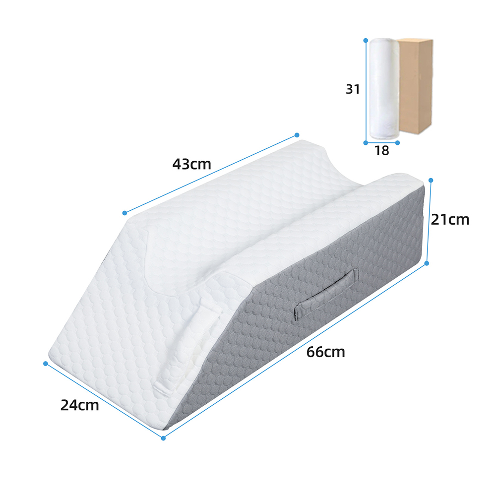 Uritettu memory foam -jalkatyyny