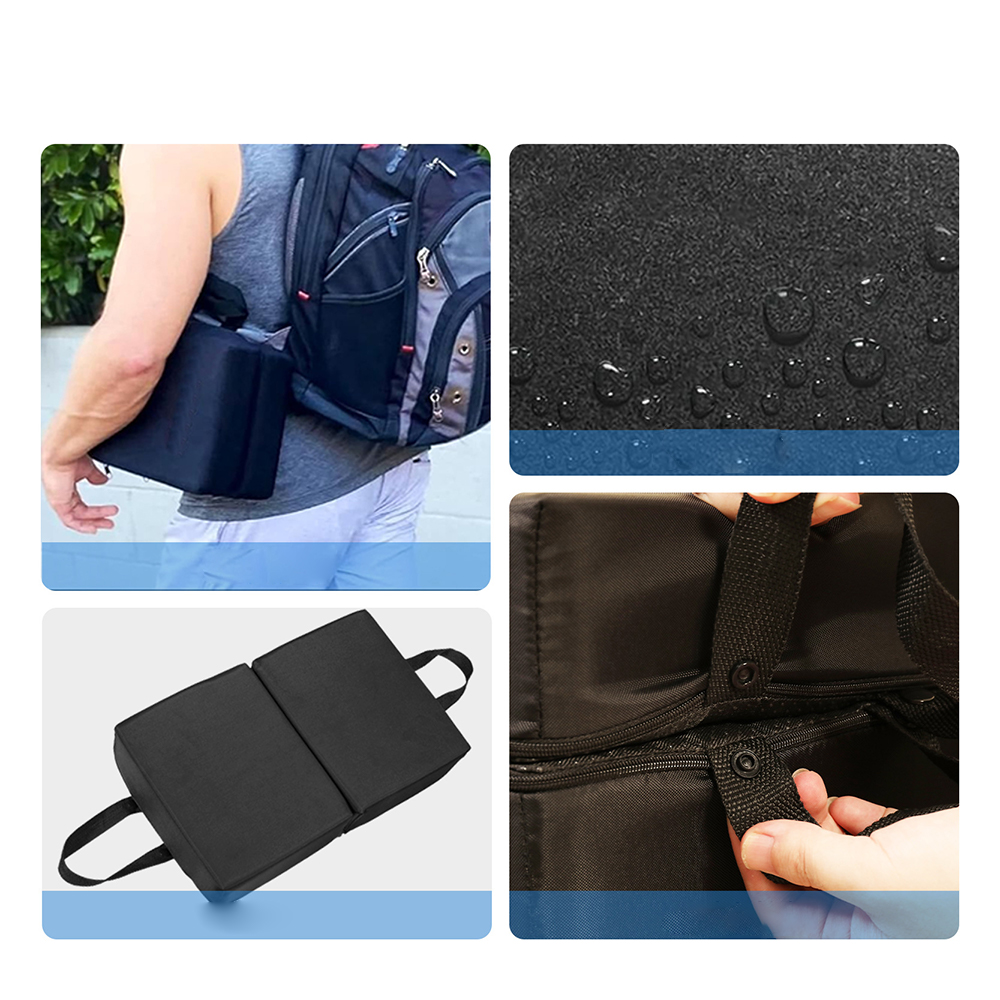 Taitettava memory foam -istuintyyny