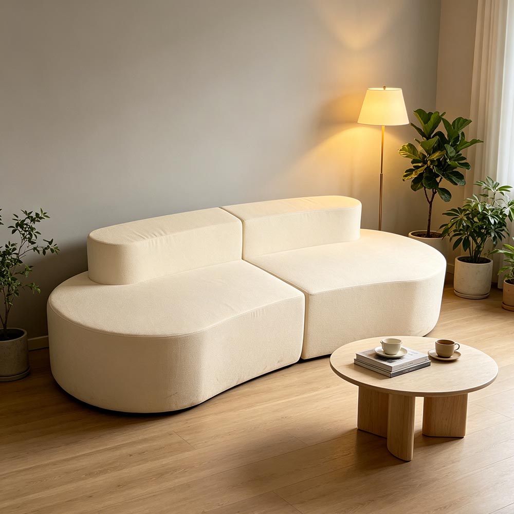 Patchwork kahden hengen sohva